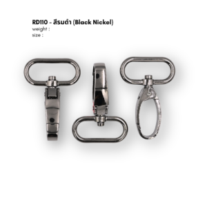 คอหมา รหัส RD110 สีรมดำ (Black nikel)