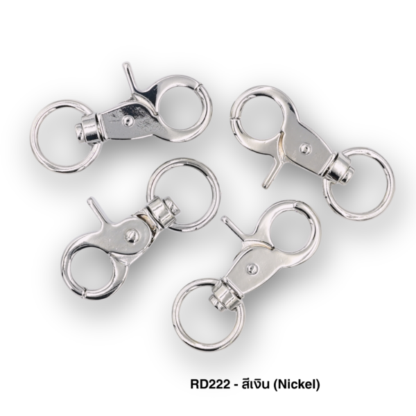 คอหมา รหัส RD222 สีเงิน (nikel)